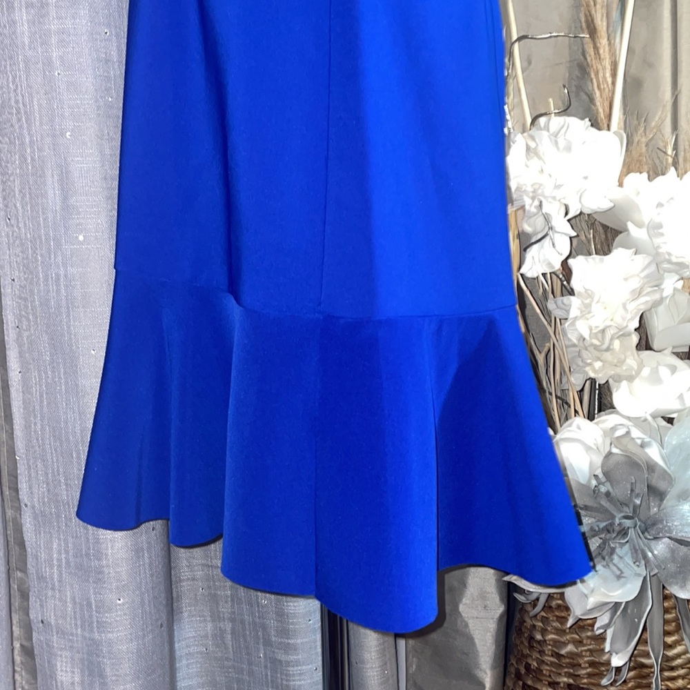Betsy Johnson Fit and Flare Royal Blue Dress - Picture 9 of 16